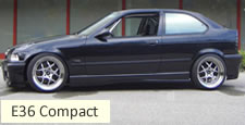 BMW 3 Series E36 Compact roof racks, vehicle image